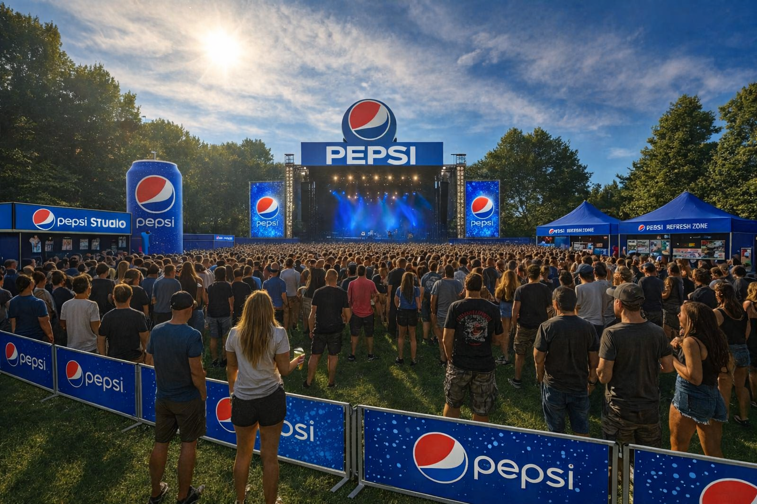 Pepsi entertainment zone concept
